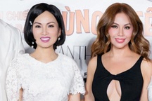 Ca sĩ Hà Phương hiếm hoi xuất hiện, 200 nghệ sĩ dự ra mắt phim Trấn Thành