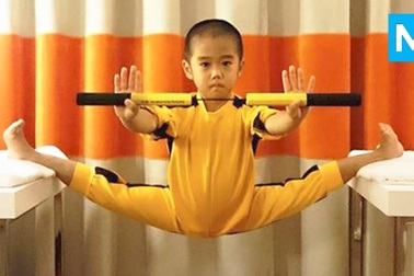 “Lý Tiểu Long nhí” gây sốt với màn biểu diễn côn nhị khúc tuyệt đỉnh