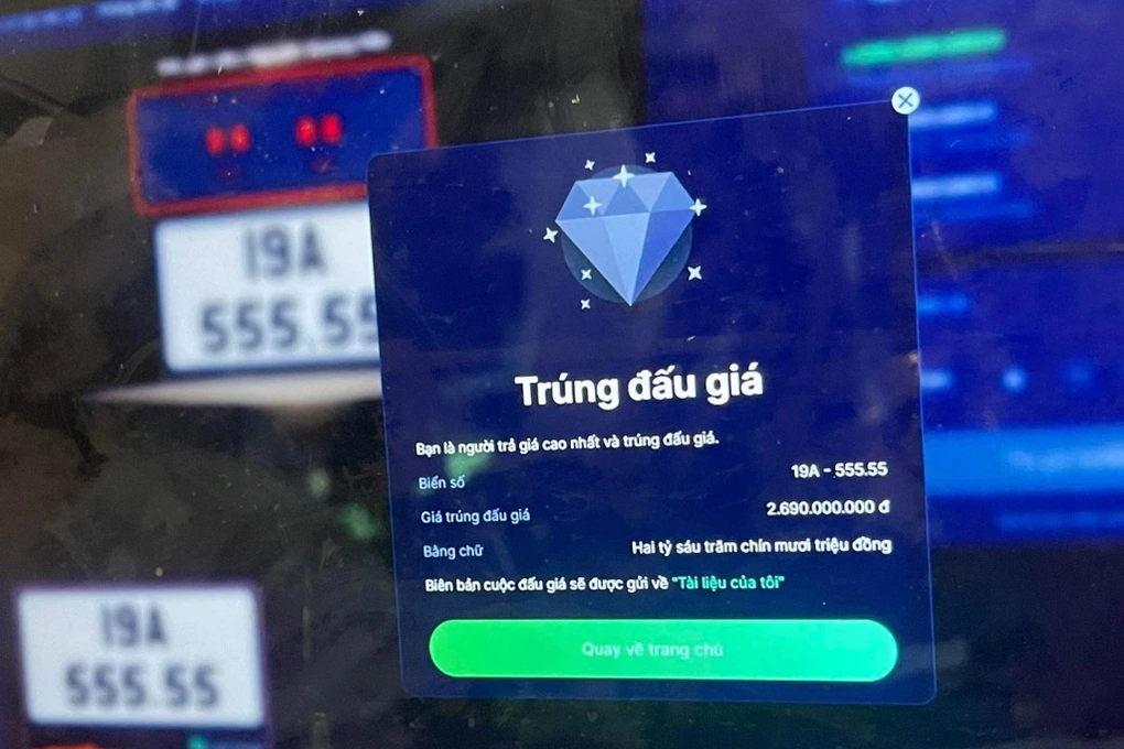 Biển số 99A-666.99 trúng đấu giá với số tiền 1,5 tỷ đồng - 2 Biển số 99A-666.99 trúng đấu giá với số tiền 1,5 tỷ đồng - 2