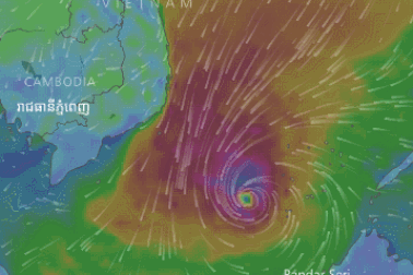 Bão số 16 đang đe dọa cơ sở hạ tầng Quần đảo Trường Sa