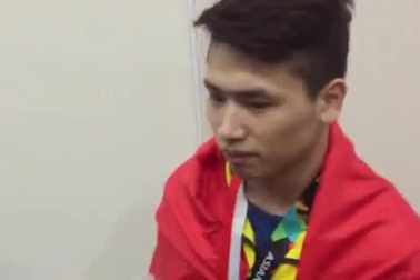 Trịnh Văn Vinh chia sẻ cảm xúc sau khi giành HCB Asiad 2018 cử tạ