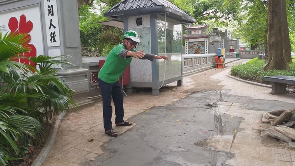 7 ngôi mộ phát hiện ở đền Ngọc Sơn đã được dời lên Ba Vì - 3 7 ngôi mộ phát hiện ở đền Ngọc Sơn đã được dời lên Ba Vì - 3
