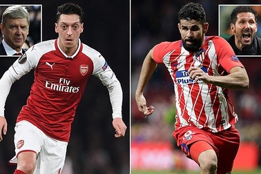 Arsenal đối đầu Atletico ở bán kết Europa League