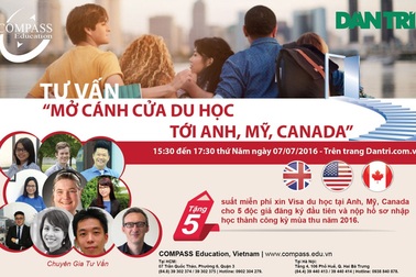 Rộng mở cơ hội du học, làm việc và định cư tại Anh, Mỹ, Canada