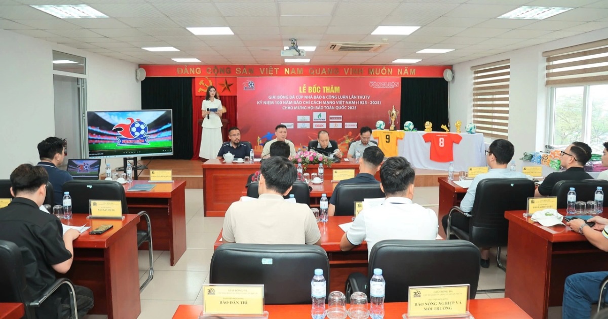 Giải bóng đá Cúp Nhà báo & Công luận 2025: Lịch thi đấu hấp dẫn, Hứa hẹn nhiều trận cầu đỉnh cao!