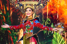 Việt Nam lọt top 20 bộ trang phục dân tộc đẹp nhất Hoa hậu hoà bình quốc tế 2019