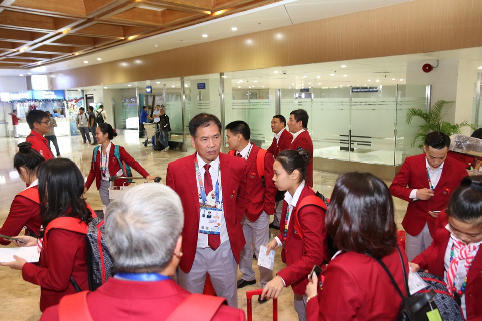 Đoàn thể thao Việt Nam háo hức lên đường dự SEA Games - 5 Đoàn thể thao Việt Nam háo hức lên đường dự SEA Games - 5