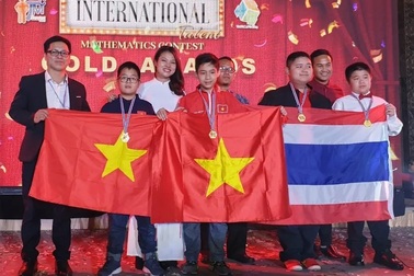 Học sinh Hà Nội đoạt huy chương vàng cuộc thi Tìm kiếm Tài năng Toán học Quốc tế