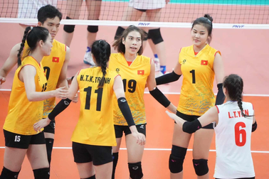 Tuyển bóng chuyền nữ Việt Nam thắng 2 trận liên tiếp ở giải châu Á