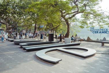 "Con đường Eurotile" - Dấu ấn nghệ thuật giữa lòng Hà Nội