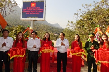 Khánh thành Cụm Thông tin đối ngoại Cửa khẩu Quốc tế Cha Lo