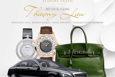 Bộ sưu tập thượng lưu dành riêng cho khách hàng mua biệt thự đảo Ecopark Grand