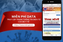 Nhà mạng miễn cước data truy cập thông tin về virus corona