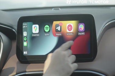 Hướng dẫn kết nối Apple CarPlay và Android Auto trên dòng xe Hyundai