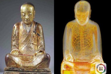 Trung Quốc đòi trả lại bức tượng Phật 1000 năm tuổi chứa xác ướp nhà sư