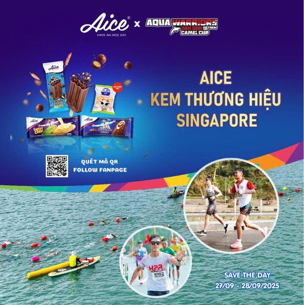 Aice đồng hành, tiếp sức cho vận động viên tại Aqua Warriors Vân Đồn - 2 Aice đồng hành, tiếp sức cho vận động viên tại Aqua Warriors Vân Đồn - 2