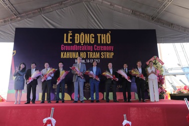 Chính thức động thổ dự án condotel và biệt thự Kahuna Hồ Tràm Strip