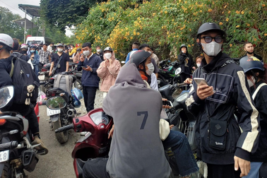 Vườn quốc gia Ba Vì tắc từ sáng đến chiều vì người dân đổ xô ngắm hoa dã quỳ