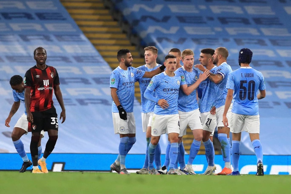 Man City thắng nhẹ trận ra quân tại Carabao Cup - 1 Man City thắng nhẹ trận ra quân tại Carabao Cup - 1