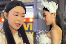 Lọ Lem rơm rớm nước mắt, lên tiếng về hành động liếm môi gây tranh cãi