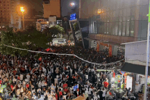 Hàng nghìn người dồn về trong 30 phút, ga Cát Linh gồng mình ngăn vỡ trận