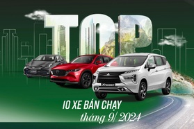 Loạt ô tô bán chạy tháng 9: Một mẫu xe Hàn tiền tỷ gây bất ngờ