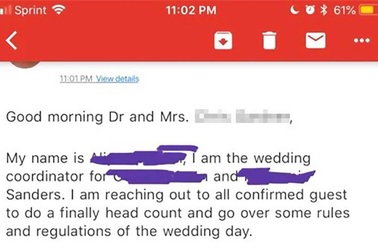 Yêu sách kỳ quặc của cô dâu bị khách mời mỉa mai