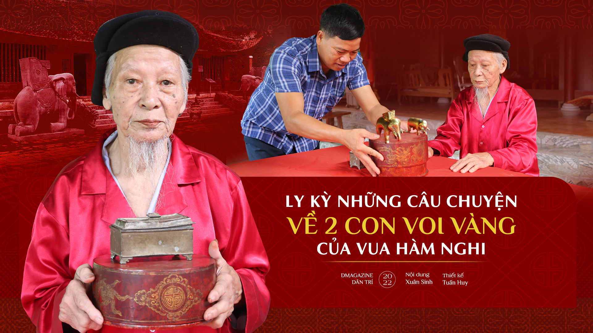 Chuyện ly kỳ về 2 con voi vàng của vua Hàm Nghi