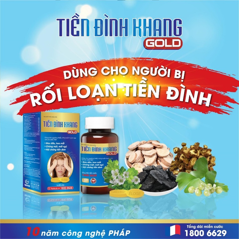 Tiền đình khang Gold - sản phẩm hỗ trợ cho người bị hội chứng tiền đình - 2 Tiền đình khang Gold - sản phẩm hỗ trợ cho người bị hội chứng tiền đình - 2