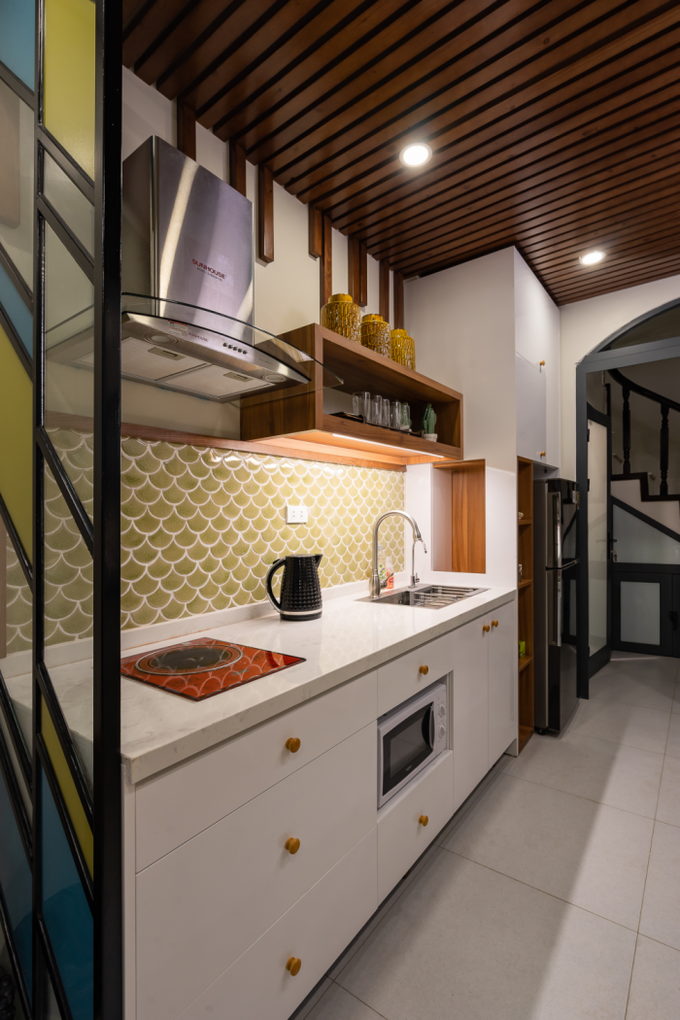 Nhà 24m2 trong ngõ sâu hut hút của phố cổ Hà Nội đẹp ngỡ ngàng với tông màu mùa thu sau cải tạo - Ảnh 11. Nhà 24m2 trong ngõ sâu hut hút của phố cổ Hà Nội đẹp ngỡ ngàng với tông màu mùa thu sau cải tạo - Ảnh 11.