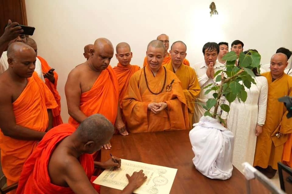 Sri Lanka tặng ngôi chùa lớn nhất Việt Nam cây bồ đề thiêng - 1 Sri Lanka tặng ngôi chùa lớn nhất Việt Nam cây bồ đề thiêng - 1