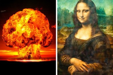 Đố bạn biết giữa bom nguyên tử và hội họa có mối liên quan gì?
