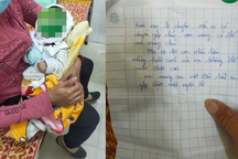 Bé trai bị bỏ rơi cùng lá thư của người mẹ "lỡ duyên"
