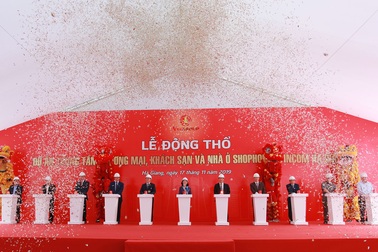 Động thổ dự án khu trung tâm thương mại, khách sạn và nhà ở Shophouse Vincom Hà Giang