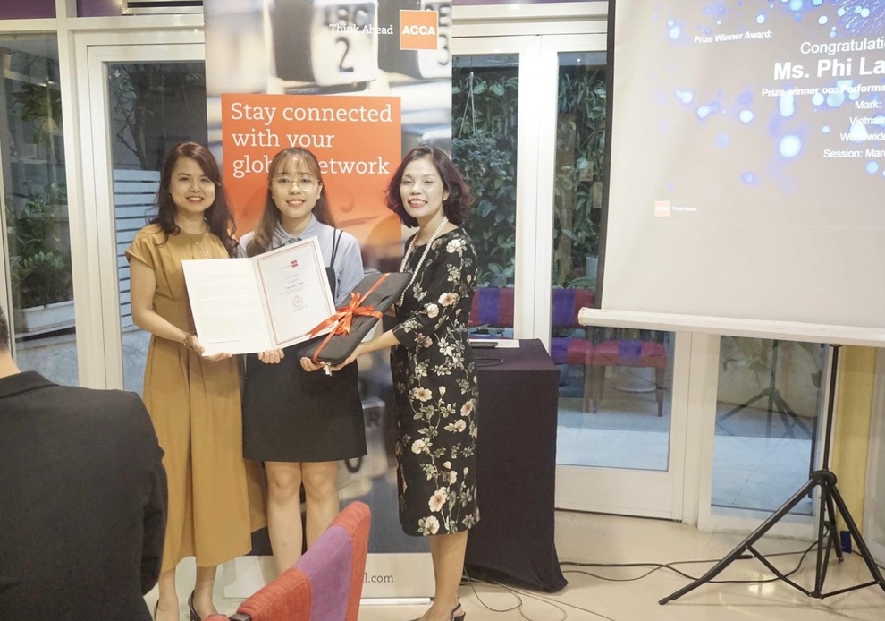 Nữ sinh Việt đạt điểm số cao nhất thế giới môn Báo cáo tài chính -ACCA - 3 Nữ sinh Việt đạt điểm số cao nhất thế giới môn Báo cáo tài chính -ACCA - 3