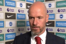 HLV Ten Hag thất vọng khi Man Utd gục ngã trước Brighton