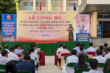 Hậu Giang ứng dụng tổng đài giải đáp tự động dịch vụ công