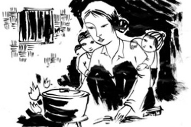 Mái bếp nghèo của mẹ