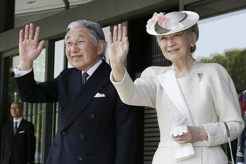 Chiều nay, Nhà vua và Hoàng hậu Nhật Bản tới Hà Nội