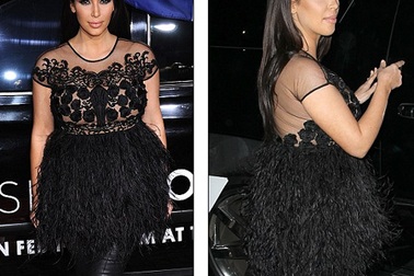 Kim siêu vòng ba diện áo lông xù che bụng bầu