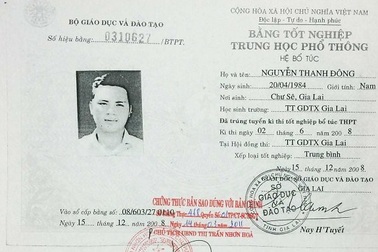 Phó Chủ tịch HĐND thị trấn dùng bằng rởm để đi học