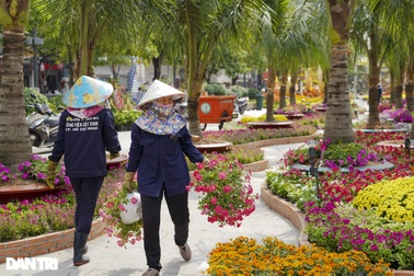 Diện mạo Đường hoa Nguyễn Huệ TPHCM trước giờ khai mạc