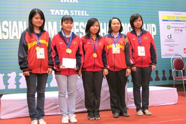 Việt Nam tham dự giải vô địch cờ Vua đồng đội nữ thế giới 2011