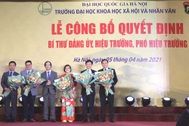 Bổ nhiệm các lãnh đạo mới trường ĐH Khoa học Xã hội & Nhân văn