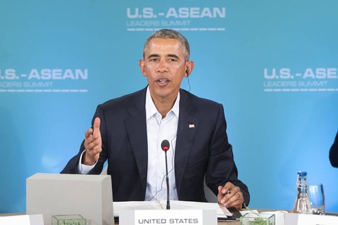 Obama: Mỹ và ASEAN thúc đẩy tầm nhìn chung về trật tự khu vực, tự do hàng hải