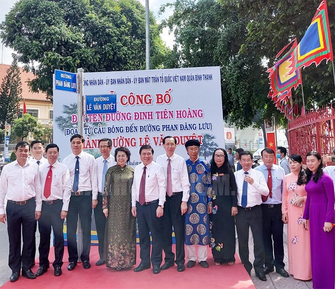 TP. HCM: Tổ chức lễ đặt tên đường Lê Văn Duyệt - Ảnh 1. TP. HCM: Tổ chức lễ đặt tên đường Lê Văn Duyệt - Ảnh 1.