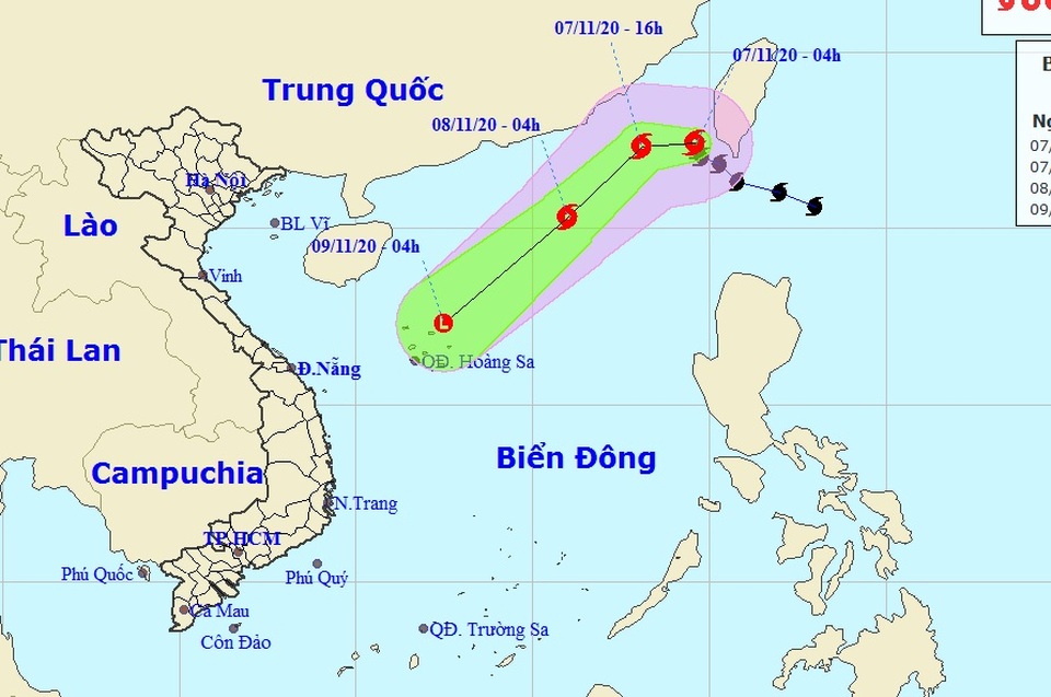 Bão Atsani đã vào Biển Đông - 1 Bão Atsani đã vào Biển Đông - 1
