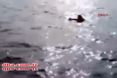 Bé trai nhập cư trôi trên biển may mắn được cứu sống