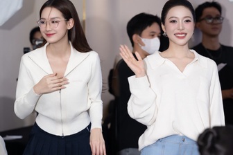 Nhan sắc ngọt ngào của hai đại diện Việt Nam trước thềm thi quốc tế