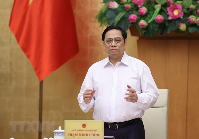 Thủ tướng nhấn mạnh: Trong bối cảnh tình hình dịch bệnh hiện nay, chỉ có sự lựa chọn tối ưu, không có sự lựa chọn hoàn hảo (Ảnh: TTXVN)